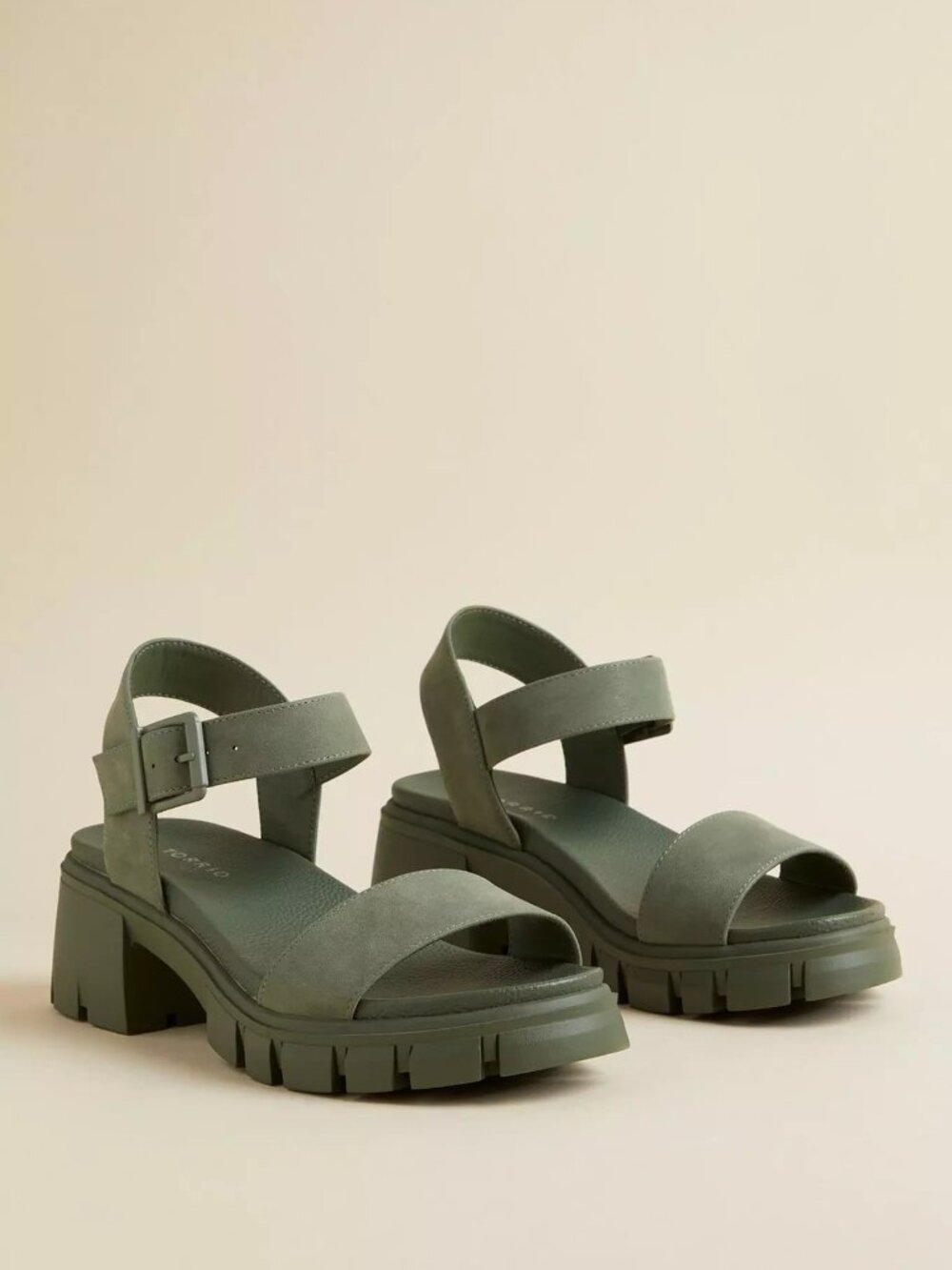 Lug Outsole Sandal — Olive